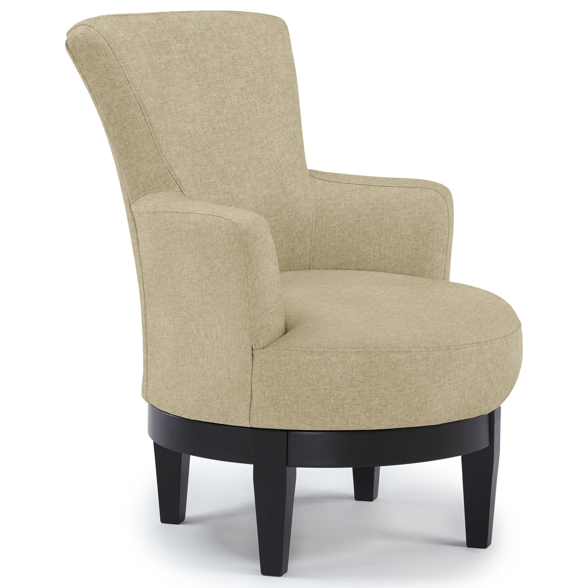 Bravo Furniture Justine 2968E 34159 Justine Swivel Chair with Chic
